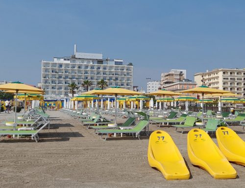 Spiaggia 77 vista dall’alto